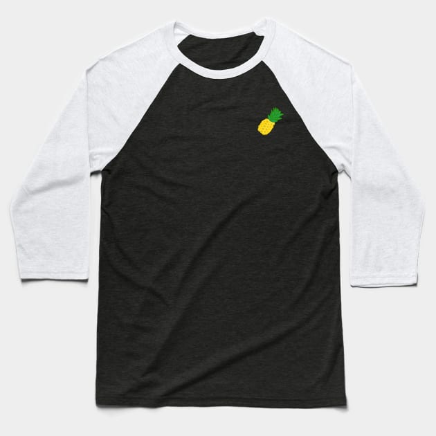 Pineapple emblem Baseball T-Shirt by eddien